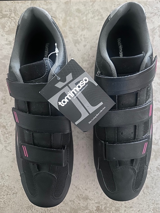 Tommaso Other - Tommaso Strada Men's SPD Cycling Shoes Size 14 NWT Black Road Bike